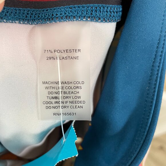 Johnny Was Blue Print Leggings size Medium - Picture 3 of 4